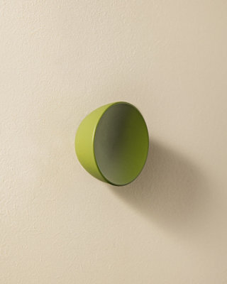 Cosmic Towel Hook, Coat Hook, Round Handle, Round Knob, Green, Award-Winning Design, Geyser Collection - image 1