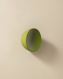 Cosmic Towel Hook, Coat Hook, Round Handle, Round Knob, Green, Award-Winning Design, Geyser Collection - thumbnail 1