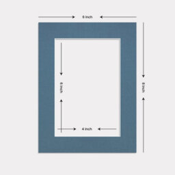 Ak Frames 8X6 Pompadour Picture Mounts To Fit 6X4 Aperture Size - Mount Board Only (No Frame Included) - thumbnail 3