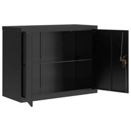 Vidaxl File Cabinet Black 90X40X70 Cm Steel - thumbnail 4