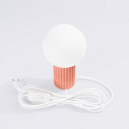 Luminosa Lighting Luminosa Halo Globe Table Lamp Peach 1X G9 - thumbnail 4