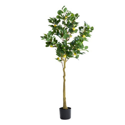 Living And Home Artificial Lemon Tree Potted Plant Home Decoration H158Cm - image 1