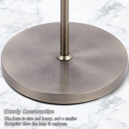 Living And Home 180Cm E14 Base Bronze Metal Double Headed Floor Lamp Floor Light With Individual Switch For Bedroom Living Room - thumbnail 7