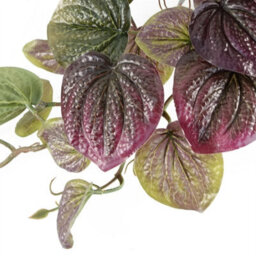 Leaf 35Cm Artificial Trailing Purple Potted Pothos Plant - thumbnail 3