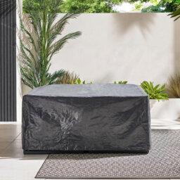 Furniturebox Hydra Corner Garden Sofa Set, Cream Metal Outdoor Furniture, 5 Seat Patio Garden Sofa Table Set, Outdoor Corner Sofa - thumbnail 8