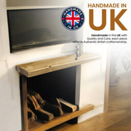 MKGT Set Of 2 Rustic Wooden Floating Shelves With Hidden Brackets (Rustic Pine, 60Cm (0.6M) - thumbnail 4