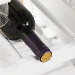Homcom Kitchen Trolley Utility Cart W/ Wheel Wine Rack Open Shelf And Cabinet - thumbnail 9