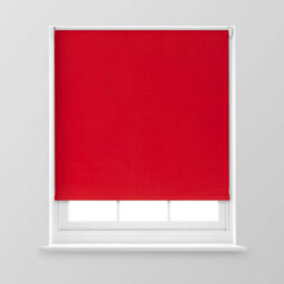 A.unique Home Premium Trimmable Thermal Blackout Roller Window Blind - 5Ft - Red - 150Cm (W) X 170Cm (L) - thumbnail 1