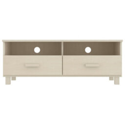 Berkfield Sturdy Tv Cabinet Honey Brown 106X40X40 Cm Solid Wood Pine - thumbnail 3