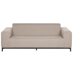 Beliani Garden Sofa 2 Seater Rovigo Beige - thumbnail 1