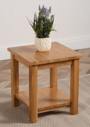 That's Furniture Oslo Solid Oak Lamp Table For Living Room