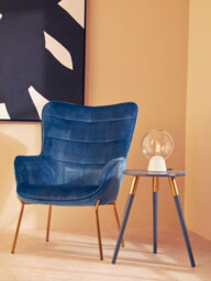 Orsina Contemporary Globe Lamp With White Marble Base, Contrasting Bedside Table Light, Versatile Modern Lamp - thumbnail 2