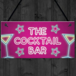 Red Ocean The Cocktail Bar Novelty Bar Signs And Plaques Home Bar Sign Novelty Gifts - thumbnail 4