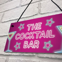Red Ocean The Cocktail Bar Novelty Bar Signs And Plaques Home Bar Sign Novelty Gifts - thumbnail 7