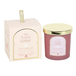 Something Different The Love Letter Rose & Vanilla Musk Candle Light Pink (One Size) - thumbnail 2