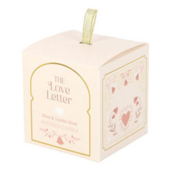Something Different The Love Letter Rose & Vanilla Musk Candle Light Pink (One Size) - thumbnail 3