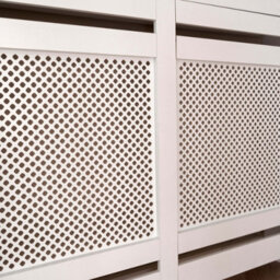 Jack Stonehouse White Diamond Mdf Radiator Cover With Drawer - Medium - 112Cm (W) X 81.5Cm (H) X 19Cm (D) - thumbnail 7