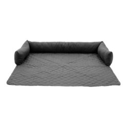 Thehotsale 75X75Cm Waterproof Pet Bed Furniture Protector Mat Dog Sofa Cover With Pillow, Dark Grey - thumbnail 5