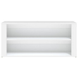 Vidaxl Shoe Rack White 100X35X45 Cm Engineered Wood - thumbnail 5
