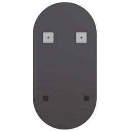Walplus Minimalistic Aesthetic Mirror 60X30 Cm Glass - thumbnail 4