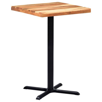 Berkfield Industrial Bistro Table Leg Black 76X76X107 Cm Cast Iron