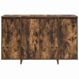 Berkfield Smoked Oak Sideboard Smoked Oak Engineered Wood 120 X 41 X 75 Cm - thumbnail 6