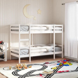Berkfield Bunk Bed Without Mattress White 80X200 Cm Solid Wood Pine