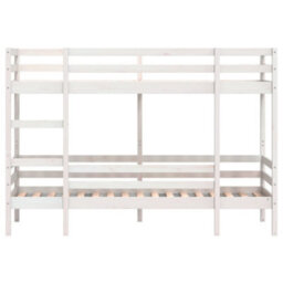 Berkfield Bunk Bed Without Mattress White 80X200 Cm Solid Wood Pine - thumbnail 5
