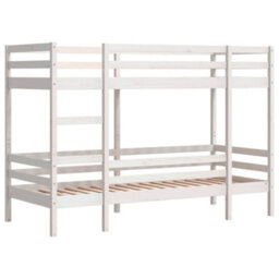 Berkfield Bunk Bed Without Mattress White 80X200 Cm Solid Wood Pine - thumbnail 3