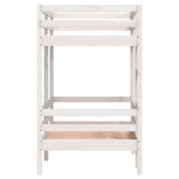 Berkfield Bunk Bed Without Mattress White 80X200 Cm Solid Wood Pine - thumbnail 6