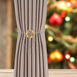 2 Pack Magnetic Curtain Tie Backs Christmas Snowflake Window Holdbacks Clips - thumbnail 6