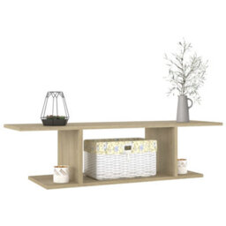 Berkfield Wall Mounted Tv Cabinet Sonoma Oak 103X30X26.5 Cm - thumbnail 3