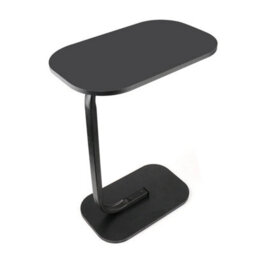 Black C-Shaped Laptop Side Table Sofa
