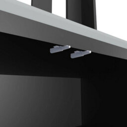 Coat Rack Stand With Shoe Storage Bench 2 Tier Clothes Hat Hanger 8 Hooks Hallwa Black - thumbnail 3