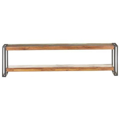 Berkfield Industrial Tv Cabinet 150X30X40 Cm Solid Reclaimed Wood - image 1