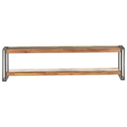 Berkfield Industrial Tv Cabinet 150X30X40 Cm Solid Reclaimed Wood - thumbnail 1