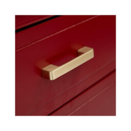 Cabinet Bits Palazzi 2 Drawer Bedside Table Red - thumbnail 6