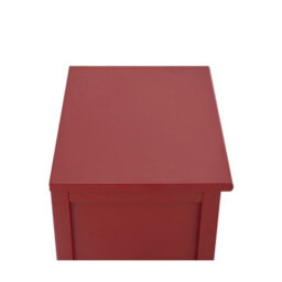 Cabinet Bits Palazzi 2 Drawer Bedside Table Red - thumbnail 8