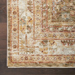 Green Traditional Rug, Bordered Geometric Anti-Shed Rug, 5mm Thickness Abstract Luxurious Rug For Bedroom-160Cm X 234Cm - thumbnail 5
