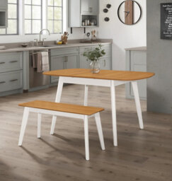 Hallowood Furniture Aston 90Cm Bench In White Painted Finish - thumbnail 8