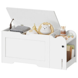 Storage Chest Trunk 100 X 40 X 48 Cm Toy Chests Toy Box Organizer White - thumbnail 5