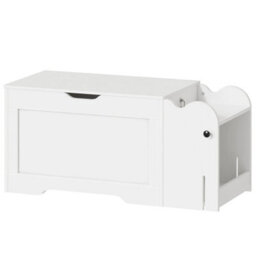 Storage Chest Trunk 100 X 40 X 48 Cm Toy Chests Toy Box Organizer White - thumbnail 6