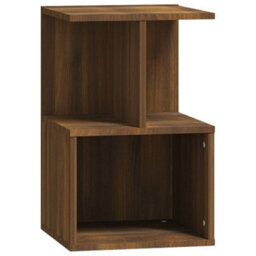 Berkfield Elegant Bedside Cabinets 2 Pcs Brown Oak 35X35X55 Cm Engineered Wood - thumbnail 5