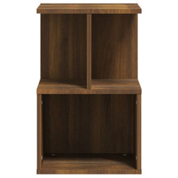 Berkfield Elegant Bedside Cabinets 2 Pcs Brown Oak 35X35X55 Cm Engineered Wood - thumbnail 6