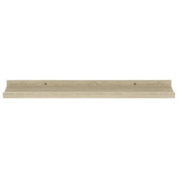 Berkfield Wall Shelves 2 Pcs Sonoma Oak 60X9X3 Cm - thumbnail 4