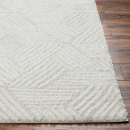 Livabliss Round Cloudy Shaggy-Geometric Beige Grey Soft Plush Pile Living Bedroom Rug 120 X 120 Cm Easy Care, Non Shedding - thumbnail 5