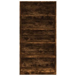 Berkfield Wardrobe Smoked Oak 100X50X200 Cm Engineered Wood - thumbnail 4