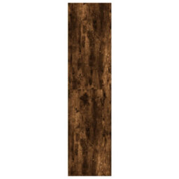 Berkfield Wardrobe Smoked Oak 100X50X200 Cm Engineered Wood - thumbnail 5