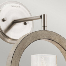 Luminosa Lighting Elstead Kichler Grand Bank Wall Light/ Mini-Pendant/ Semi-Flush Antique Grey - thumbnail 4