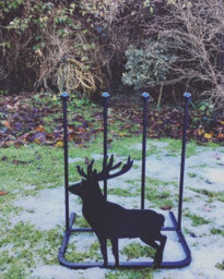 Poppy Forge 2 Pair Boot Rack - Stag - Steel - L30.4 X W38 X H48.3 Cm - Black - thumbnail 2